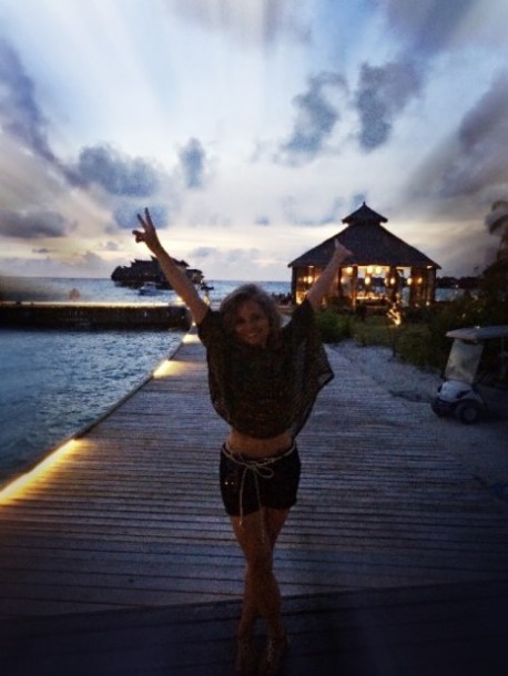 Pôr do Sol em Maldivas