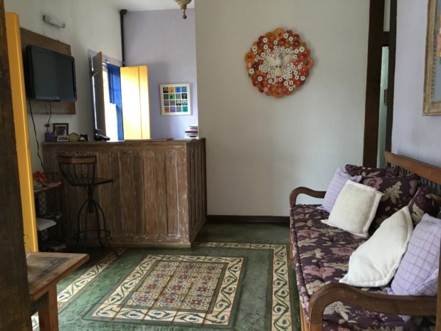 Recepção da Pousada Casa de Violeta