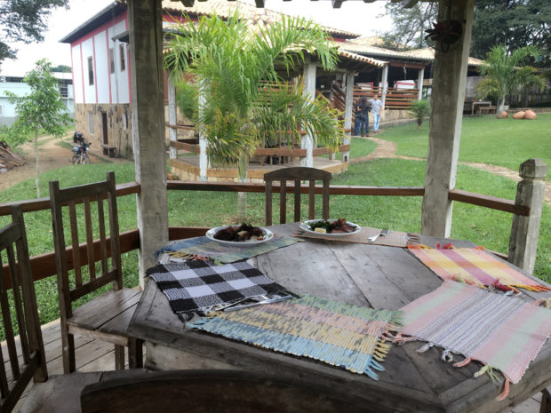 Área externa do Restaurante Tutu na Gamela