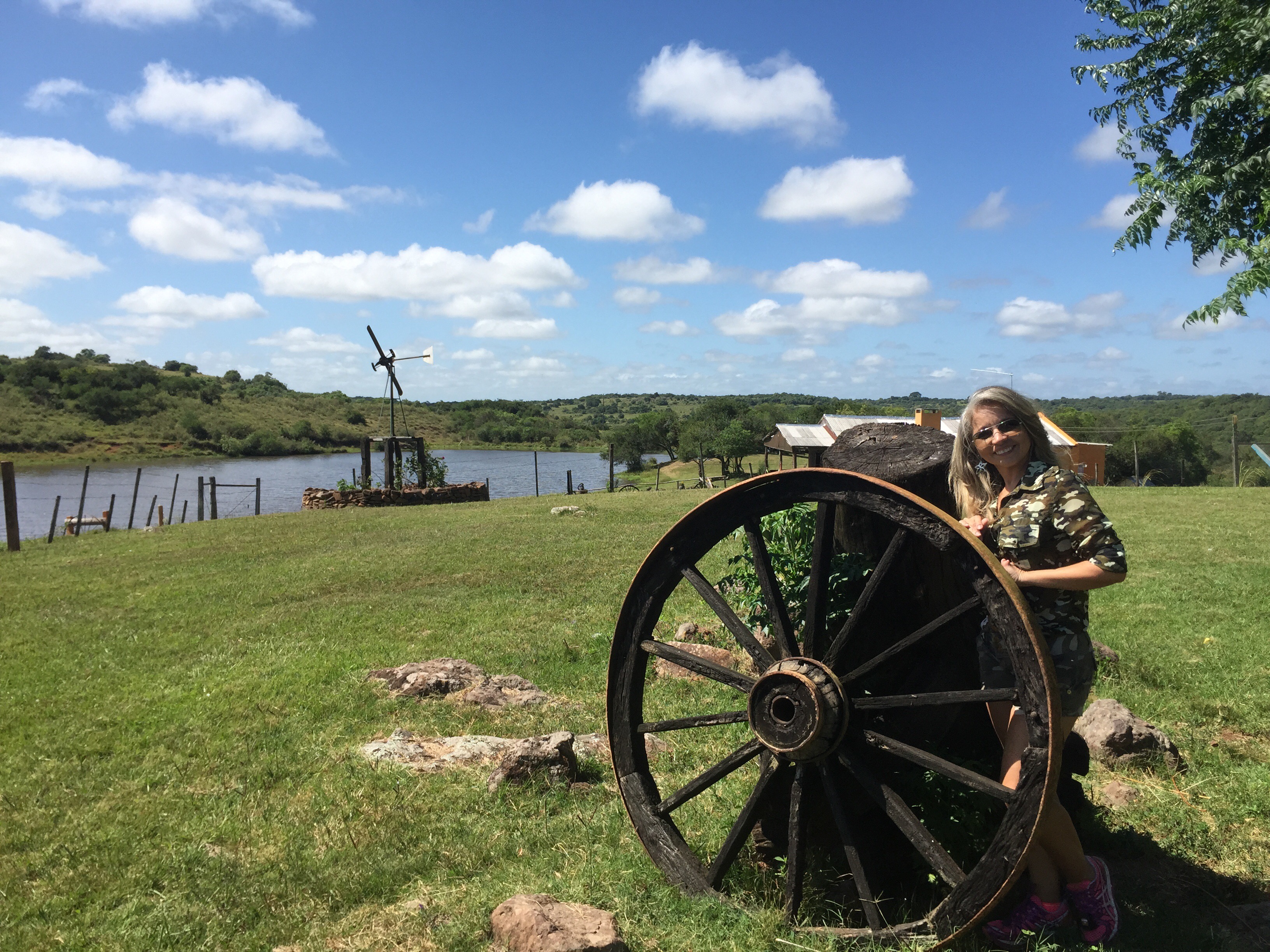 Foto no Jardim da Estância da Glória