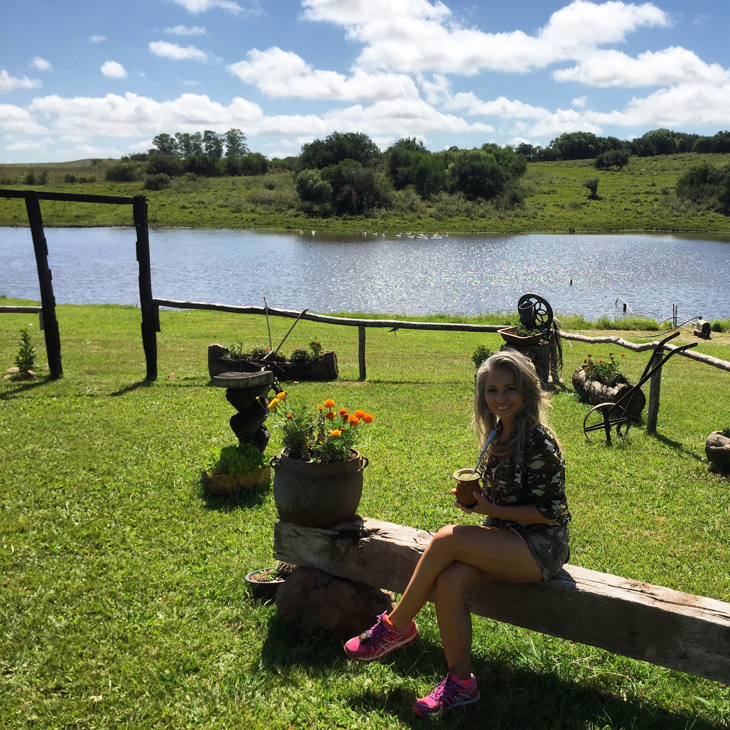 Chimarrão na Estância da Glória