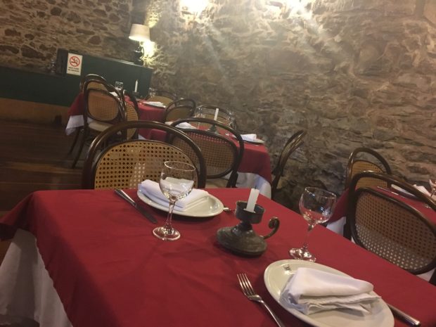 Mesa do Restaurante do Hotel Luxor