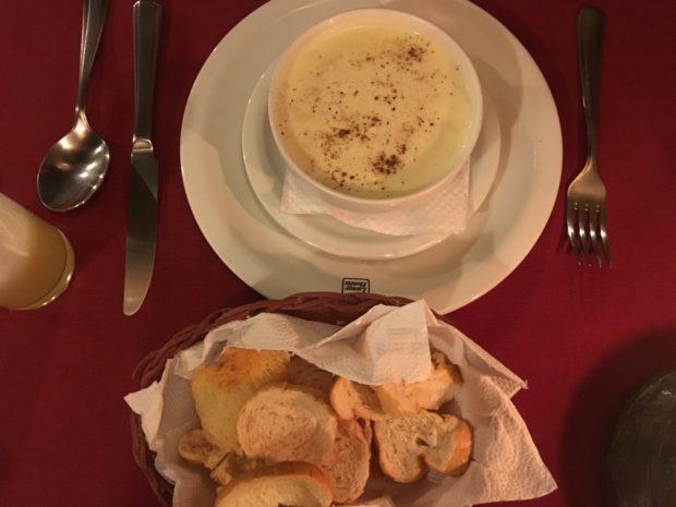 Sopa de Palmito do Hotel Luxor