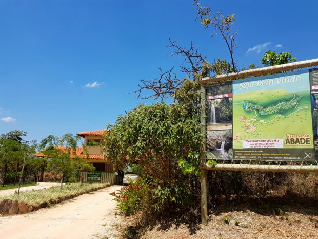 Entrada da Reserva do Abade