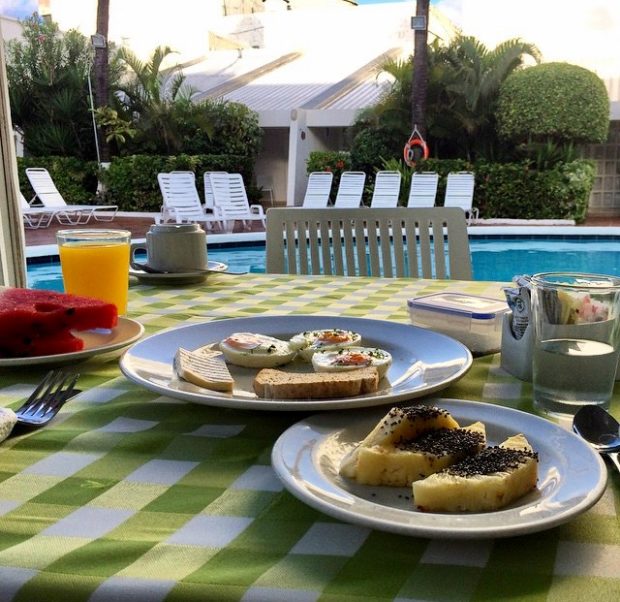 Café da Manhã no Hotel Casablanca em San Andrés