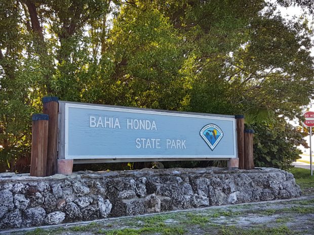 Entrada do Bahia Honda State Park