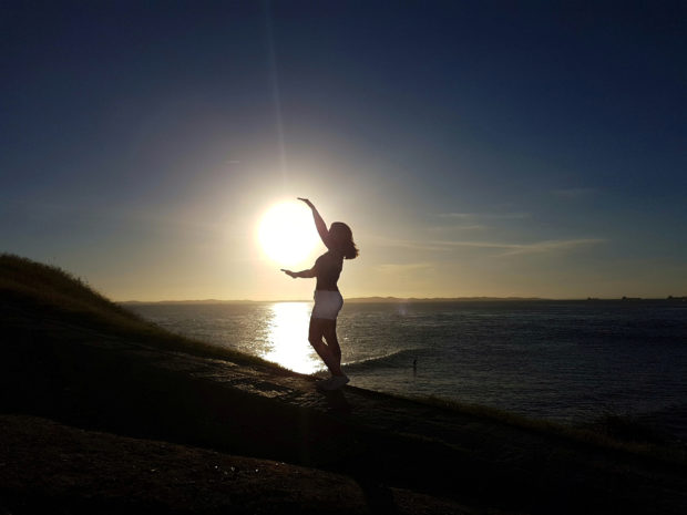 Pôr do Sol no Farol da Barra em Salvador