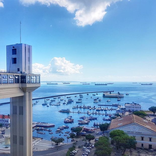 Elevador Lacerda e o Mercado Modelo