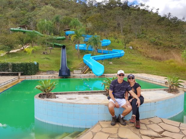 Toboágua no Salto Corumba