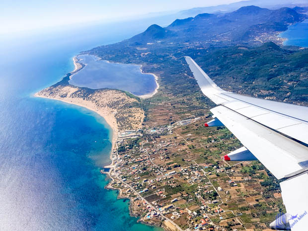 vista aerea corfu ilhas jonicas