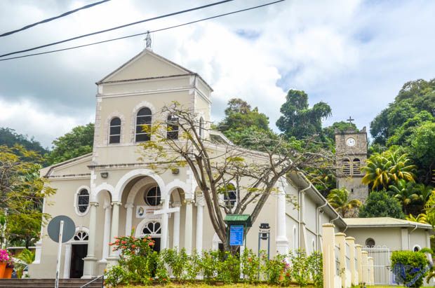 Catedral de Nossa Senhora da Conceição no La Domus em Mahe - Seychelles Catedral de Nossa Senhora da Conceição no La Domus em Mahe - Seychelles