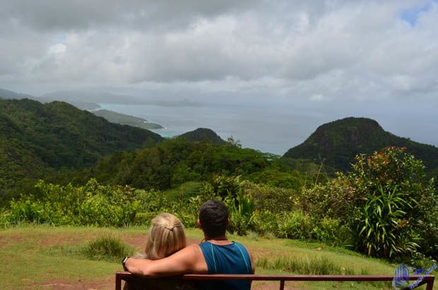 vista no Le Sans Soucis em Mahe - Seychelles vista no Le Sans Soucis em Mahe - Seychelles