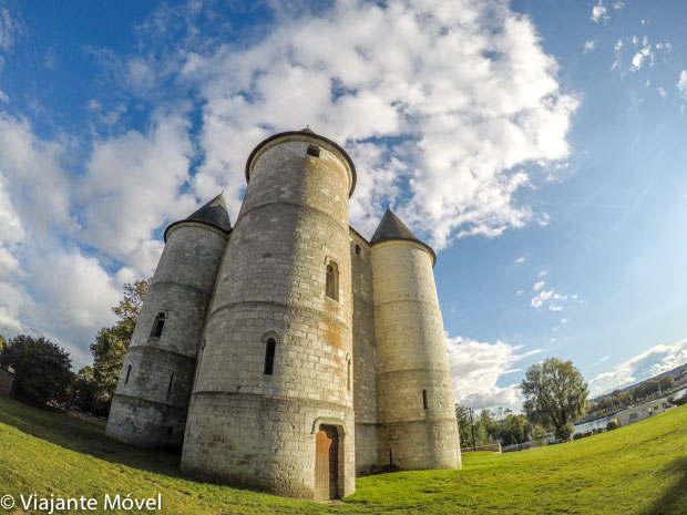Vernon cidade perto de Giverny na região da Normandia na França