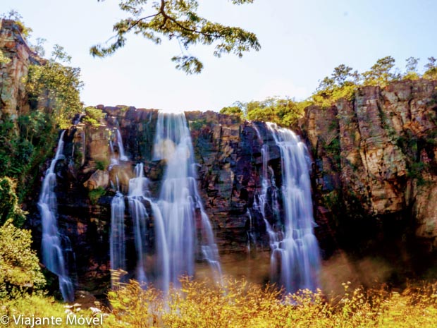 Cachoeira Salto Corumbá num bate e volta de Brasília