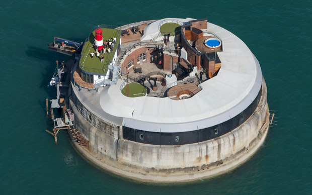 Spitbank Fort Onde se hospedar na Inglaterra