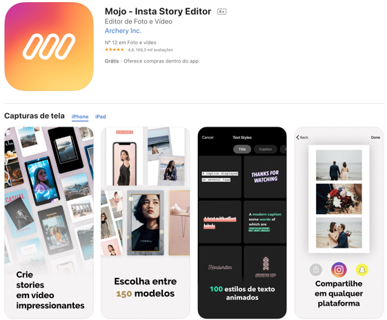 Os 6 Melhores Aplicativos para Fazer Stories no Instagram - Eduardo & Mônica