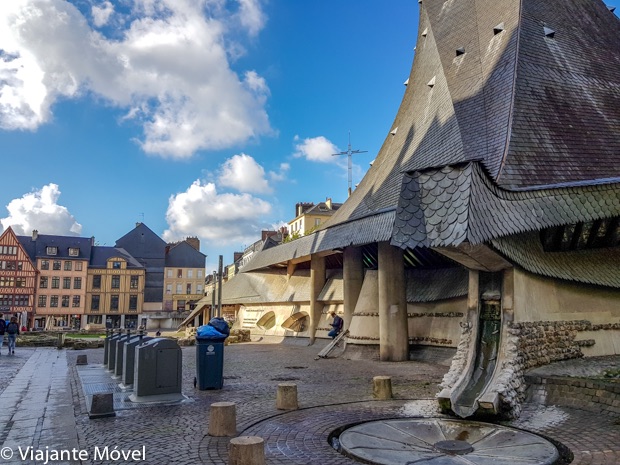 Roteiro em Rouen na Normandia França