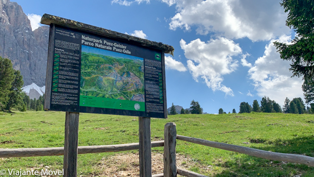 Como chegar no Naturpark Puez - Geisler nas Dolomitas, Itália