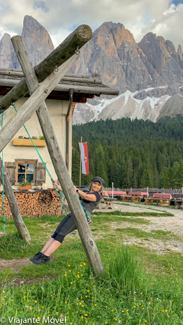 Como chegar no rifúgio Dusleralm, nas Dolomitas no norte da Itália