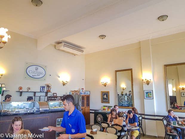 Visita a Confeitaria Colombo no Forte de Copacabana, Rio de Janeiro